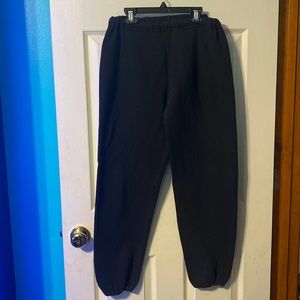 Black joggers